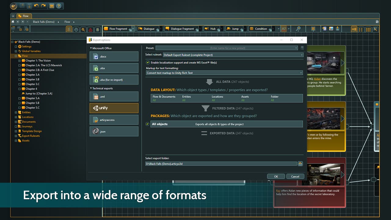 articy:draft 3 - Flex License screenshot 2