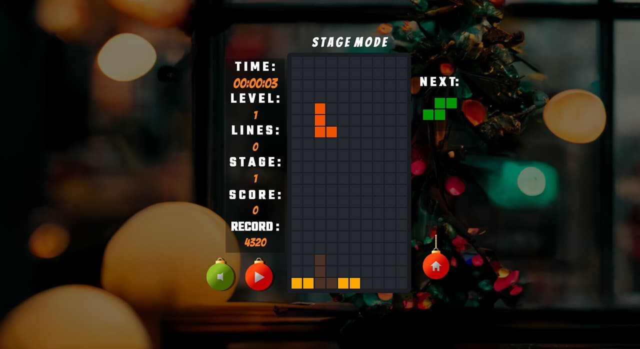 Tetris Christmas screenshot 5