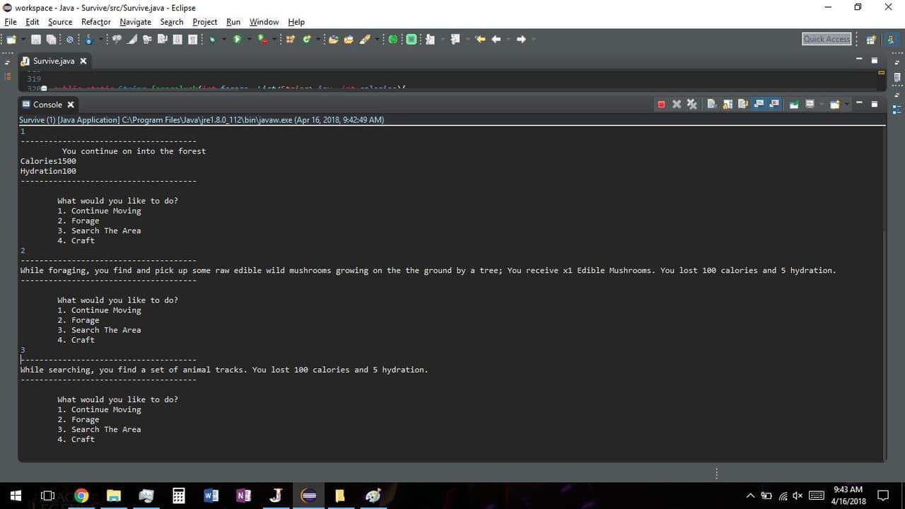 Survive (itch) (Hugh) screenshot 3