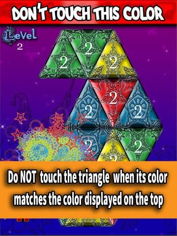 Colors Skip - Triangle Challenge screenshot 5