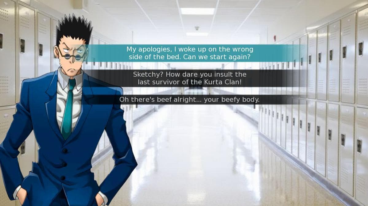 Tender Love and Care: A Leorio Dating Sim! screenshot 2
