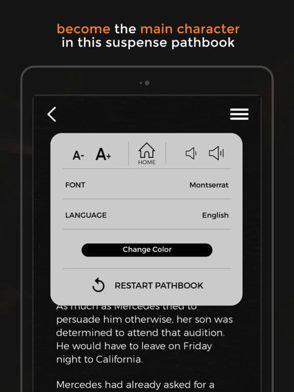 Luzbel - Interactive Book app scary horror story screenshot 5