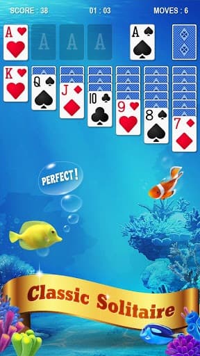 Solitaire - Fish screenshot 2