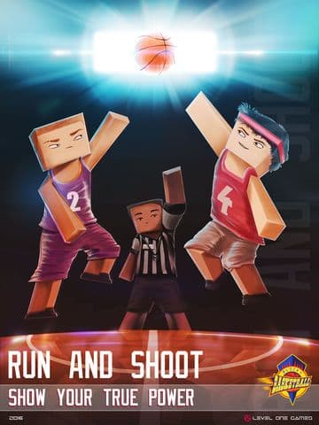 Blocky Basketball - Endless Arcade Dunks and Slam Madness 2016 Edition screenshot 2