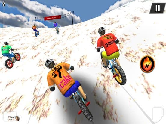 BMX Snow Bike Stunt Racing screenshot 5