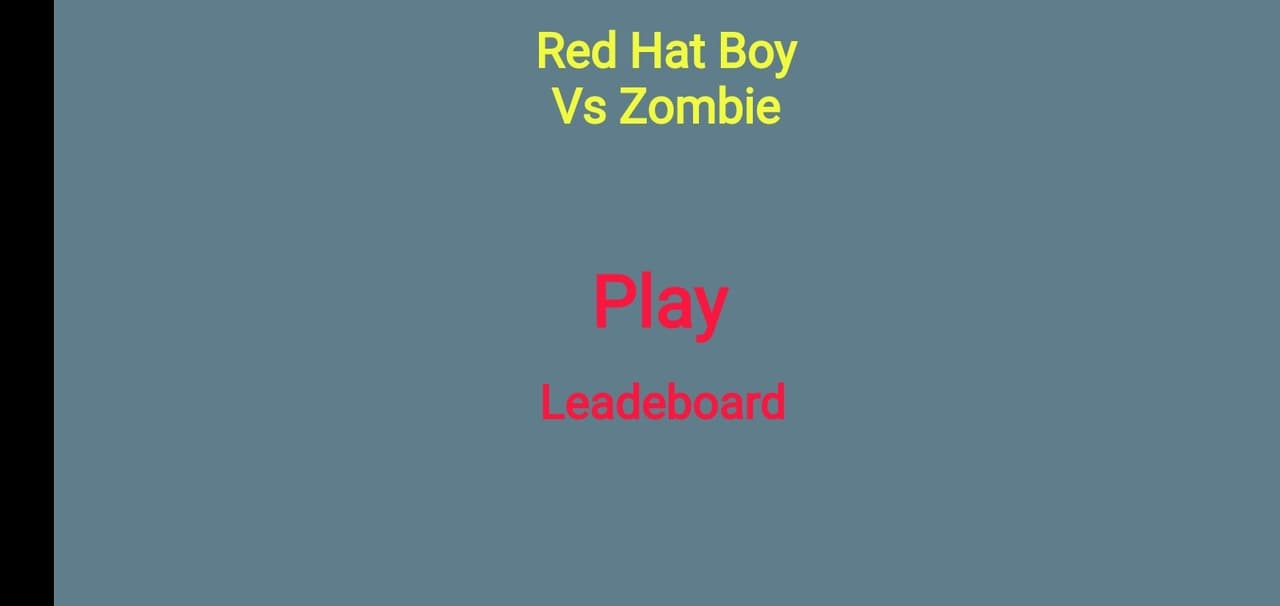 Red Hat Boy Vs Zombie screenshot 3