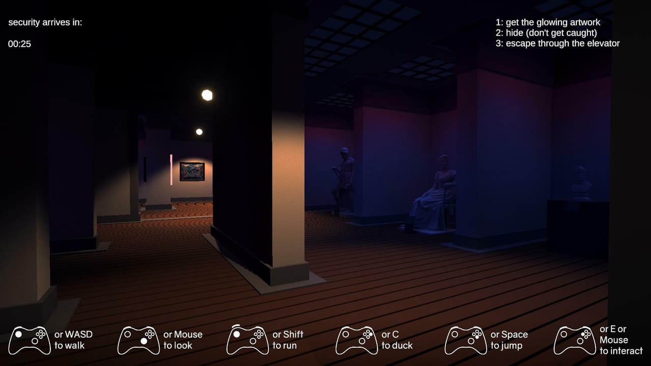 Midnight Museum Heist (GGJ Edition) screenshot 3