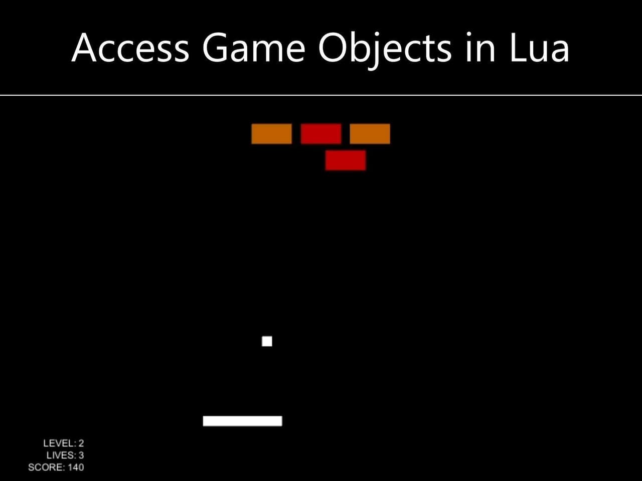 uLua Paddle Game screenshot 2