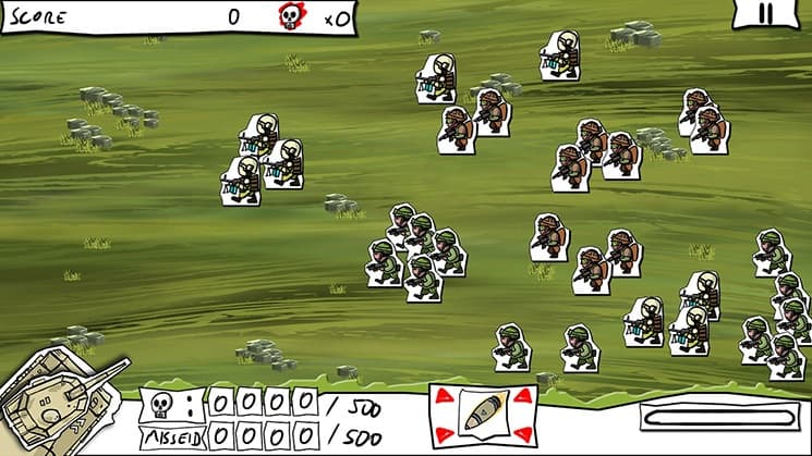 Paper Wars: Cannon Fodder Devastated screenshot 2