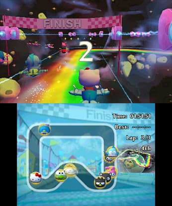 Hello Kitty and Sanrio Friends 3D Racing screenshot 4