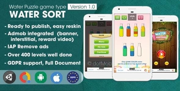 Water Sort Puzzle - Unity Complete Project