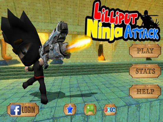 Lilliput Ninja Attack- Fun Ninja shooting For kids screenshot 2