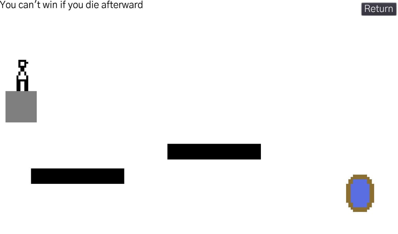 Black and White platformer screenshot 5