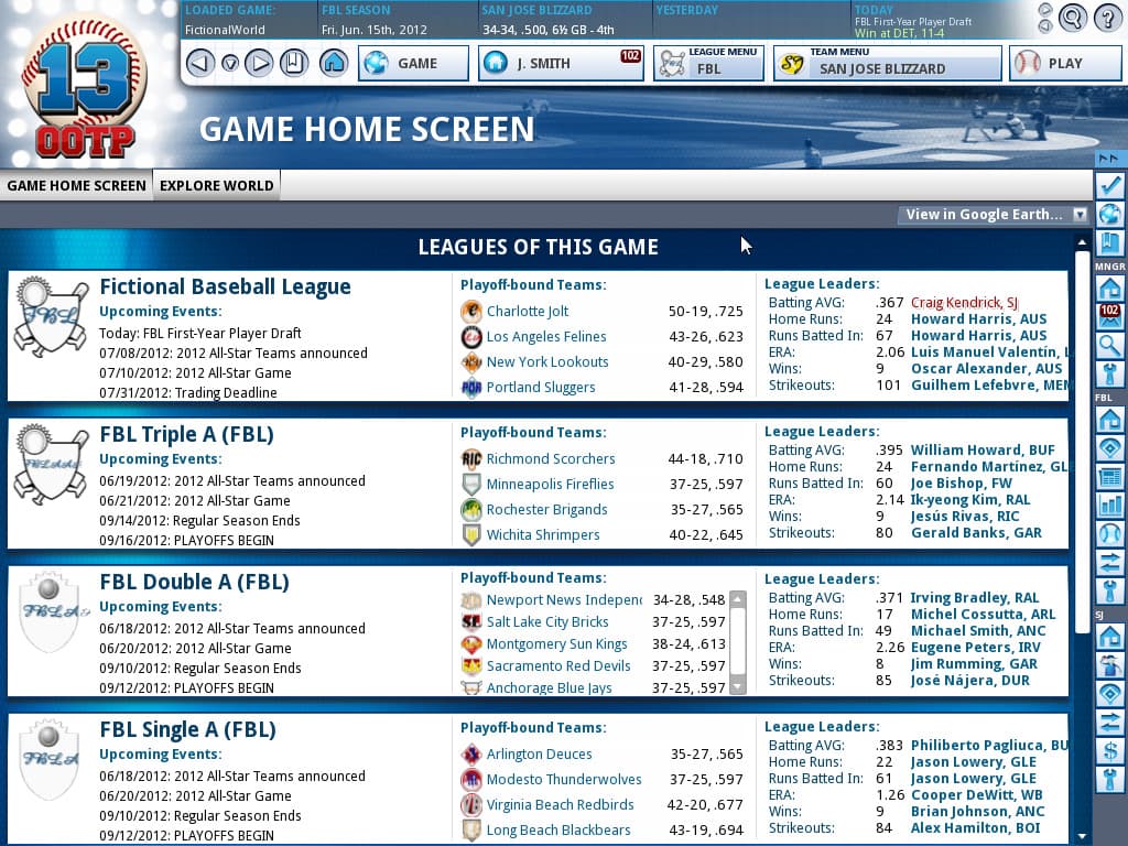 Out of the Park Baseball 13 screenshot 4