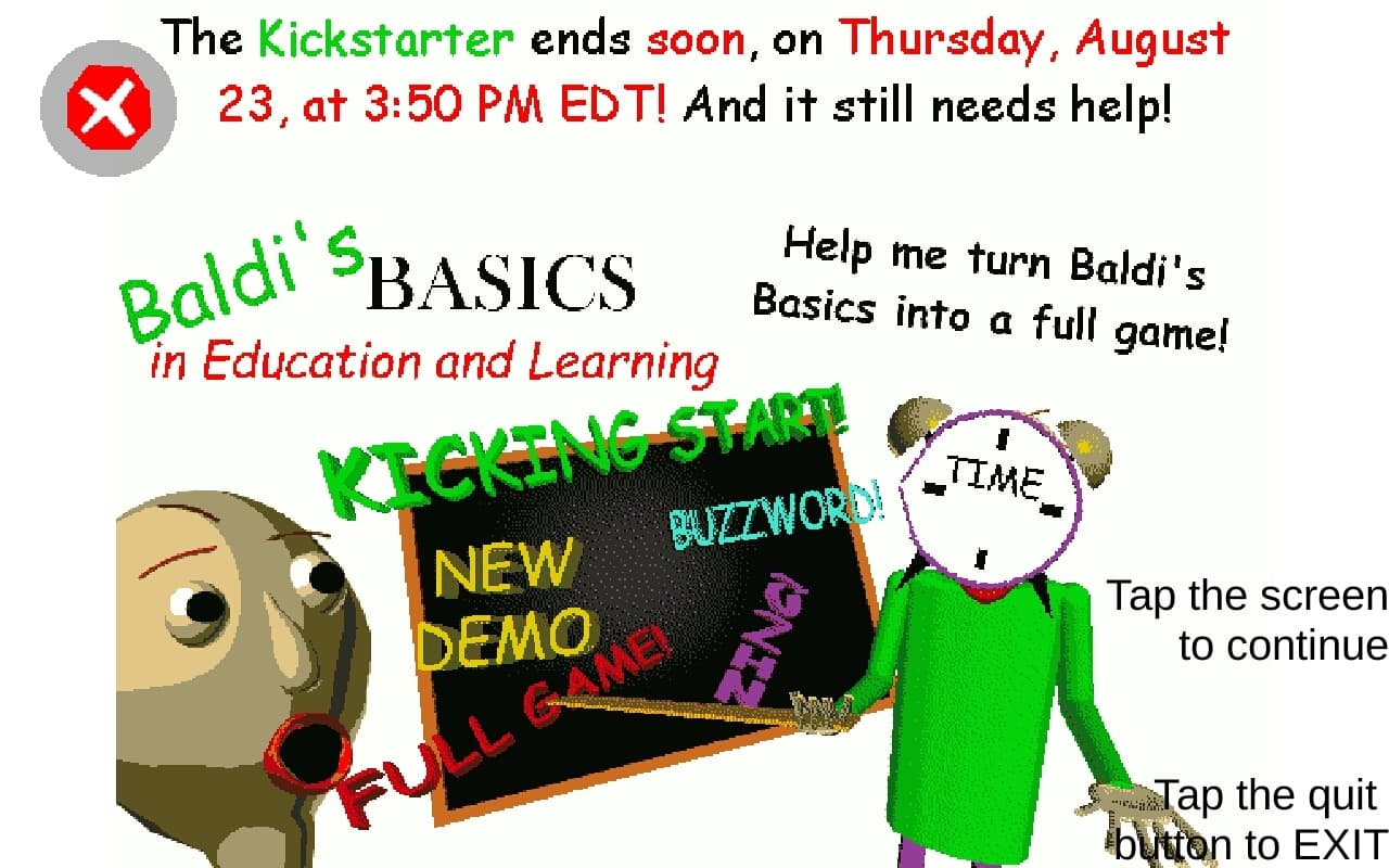 Baldis Basics Field Trip Demo Android Port
