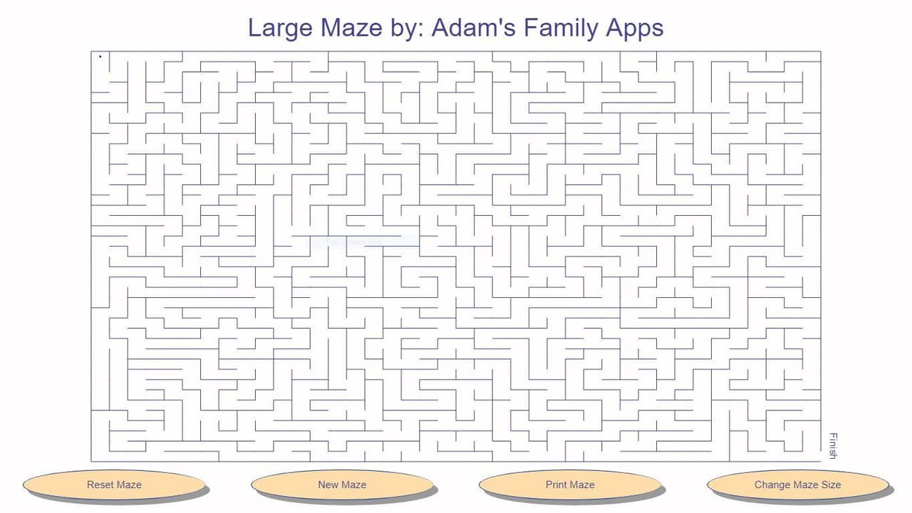 Maze (itch) (Adams Family Apps) screenshot 5