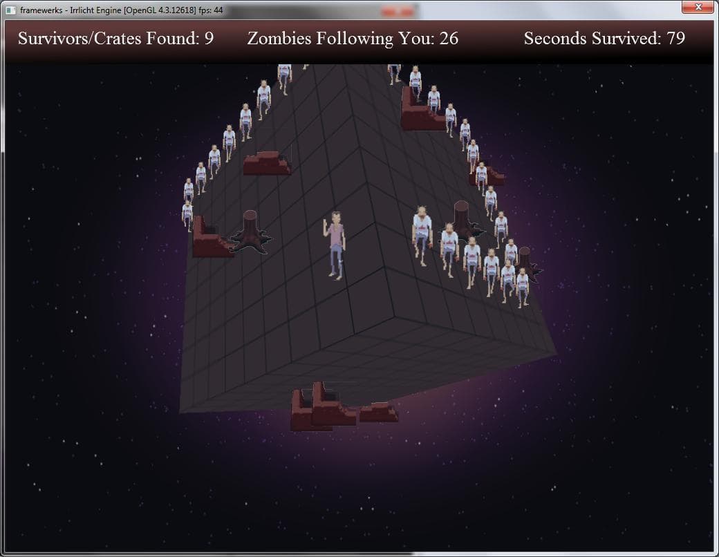 Snake on Six Planes (aka Zombie Conga) screenshot 4