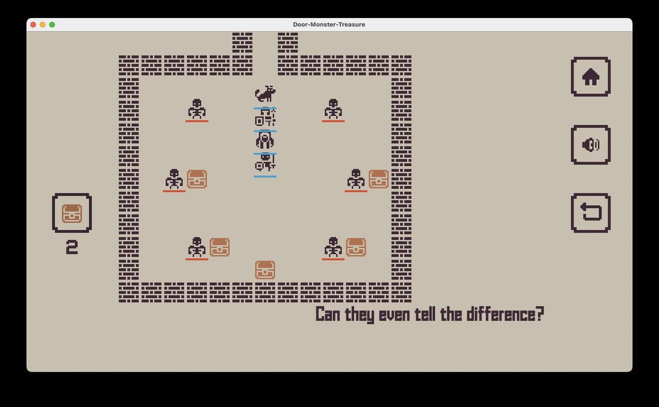 Door-Monster-Treasure screenshot 2