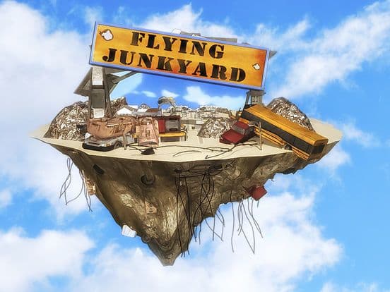 Flying Truck Junkyard Parking screenshot 2