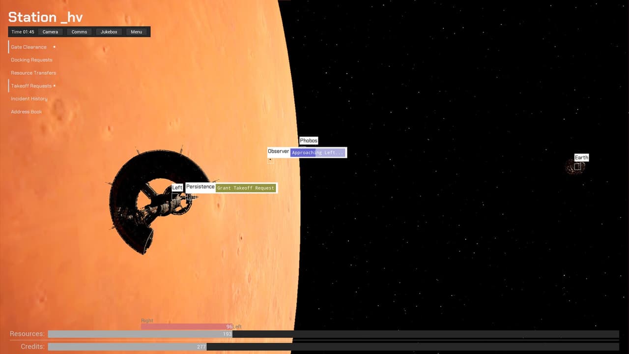 Delos: Space Traffic Control screenshot 3