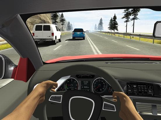 Racing in Car screenshot 2