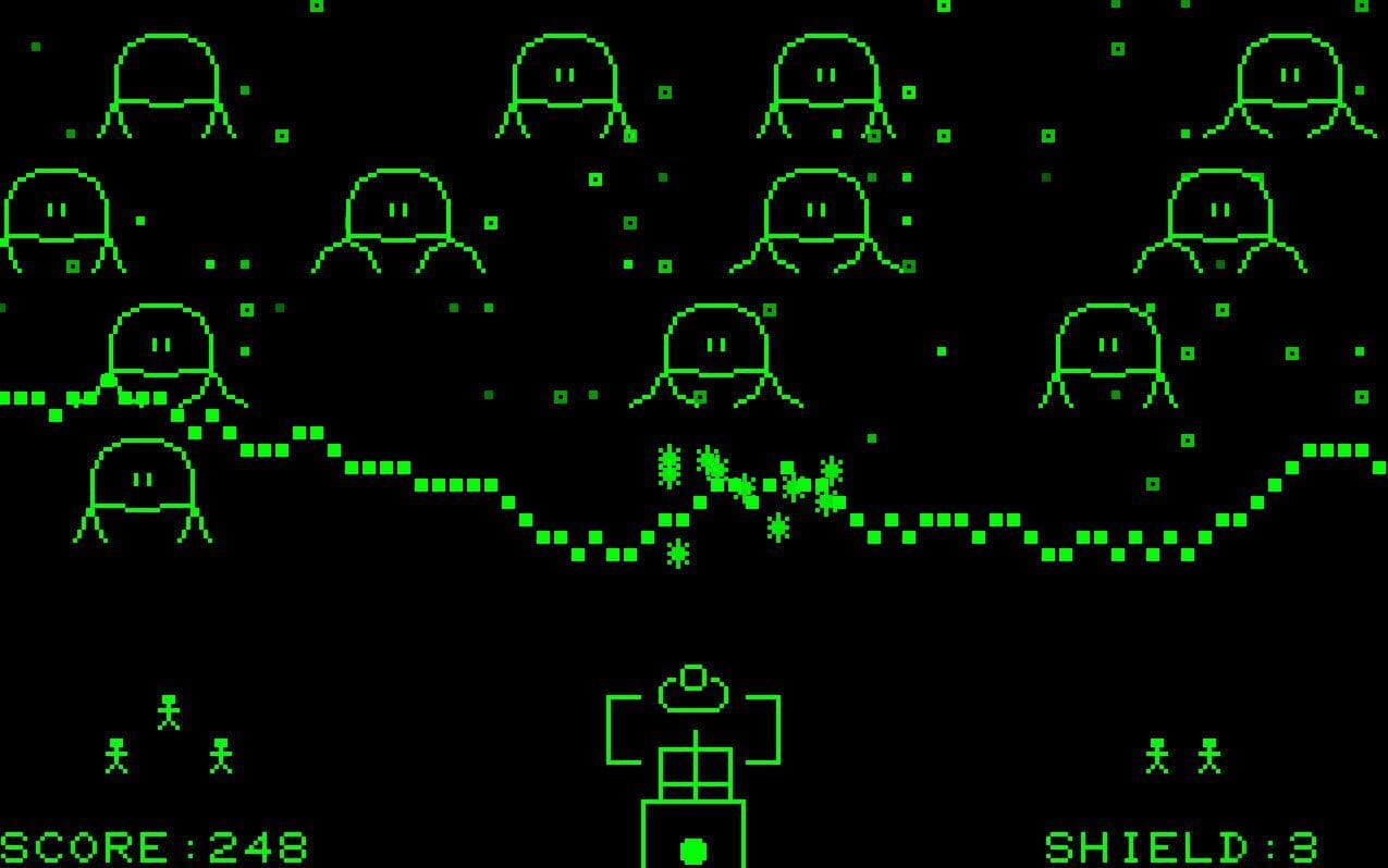 SharpSCII Invaders screenshot 4