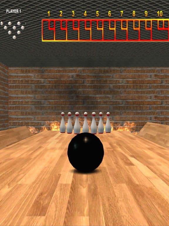 Fire Bowling Balls. Bowlers Ultimate Power Swipe Challenge screenshot 2