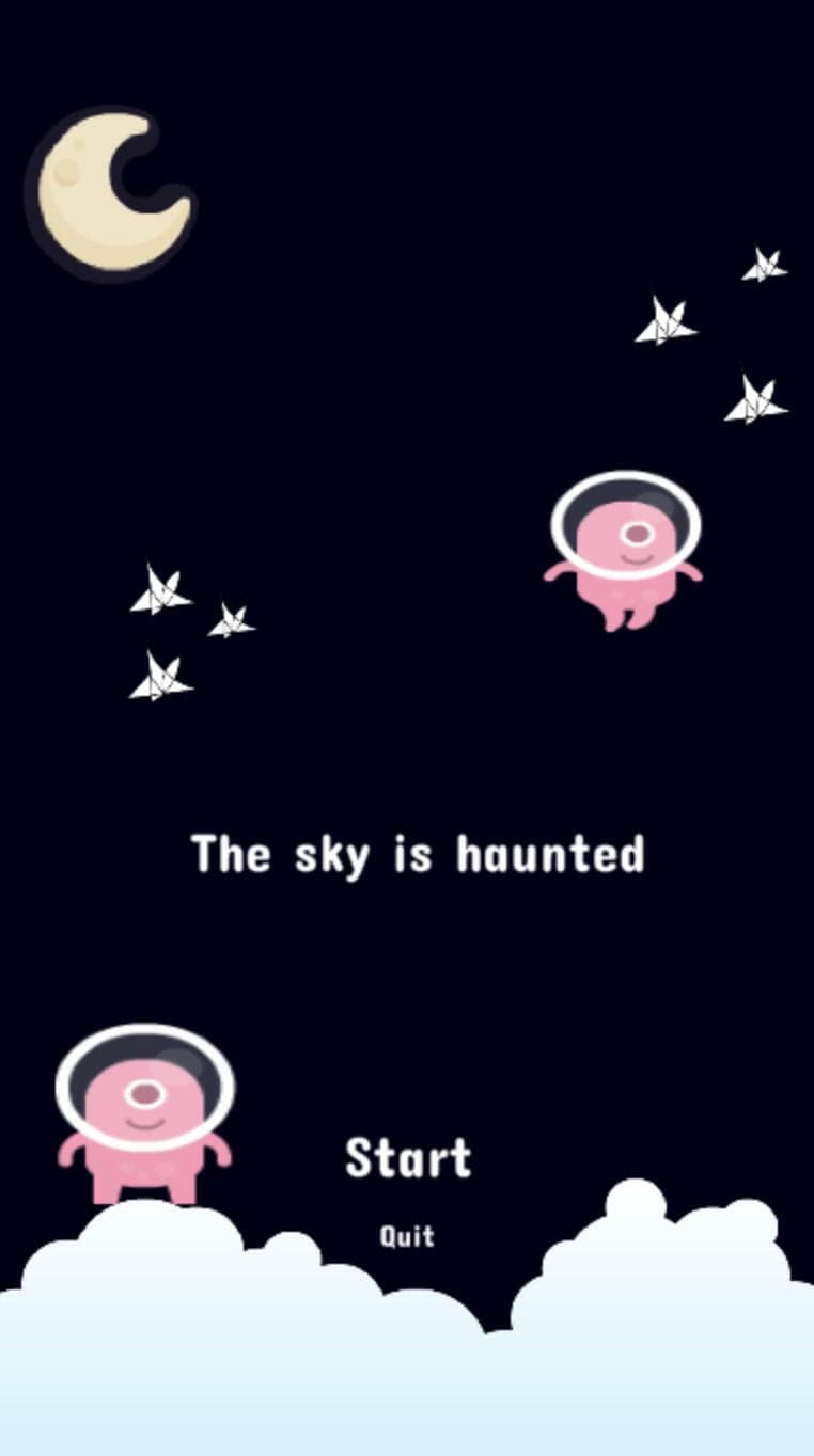 The sky is haunted