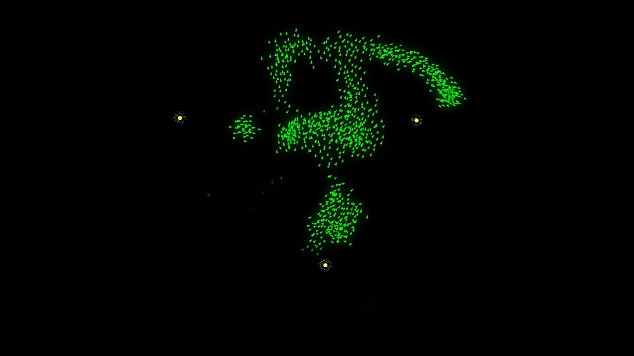 Boids in Godot screenshot 5