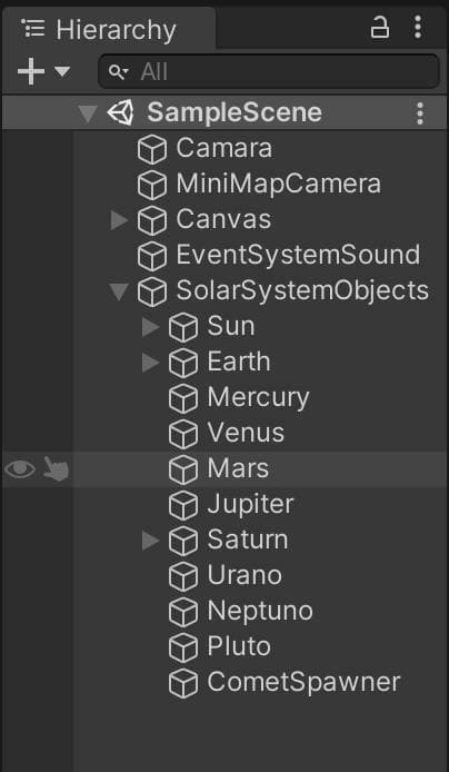 Solar System Unity screenshot 3