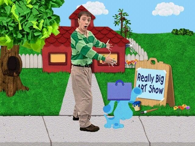 Blues Clues: Blues Art Time Activities screenshot 3