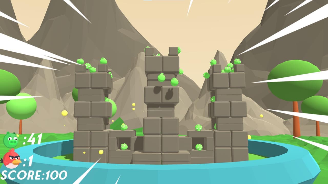 VeryAngryBirds3D screenshot 3