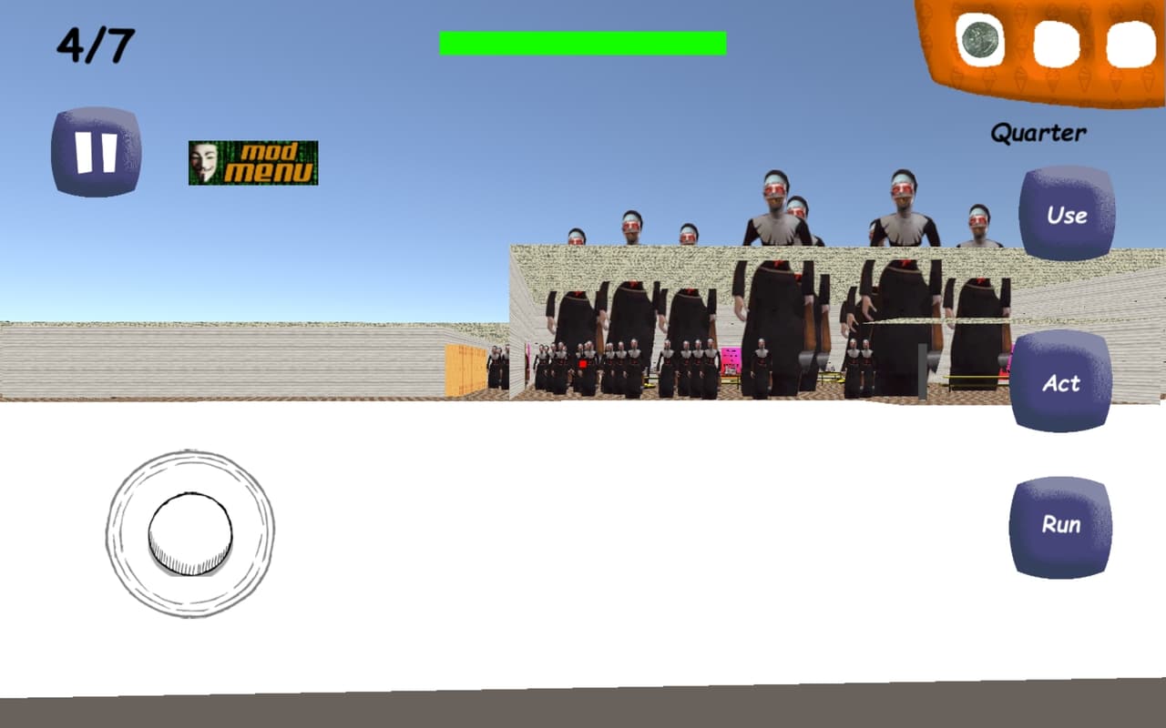 SCARY NUN BASİCS ANDROİD MOD MENU screenshot 5