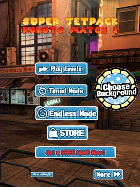 Super Jetpack Robots Match 3: Kids Robot Game screenshot 2