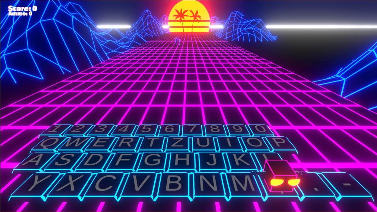 Keyboard Surf Dinosaure Attack