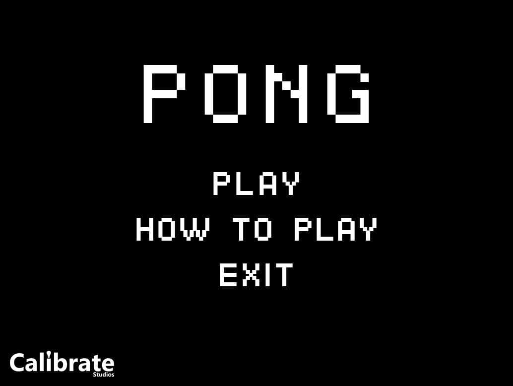 PONG (itch) (Huw Miller) screenshot 2