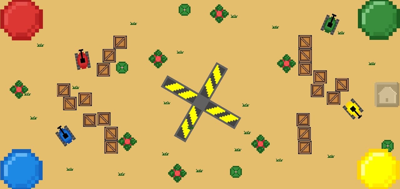 2 3 4 players pixel minigames- Free offline screenshot 2