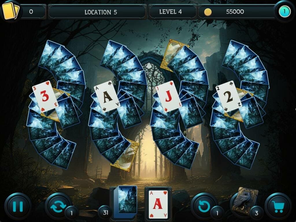 Mystery Solitaire. The Black Raven 5