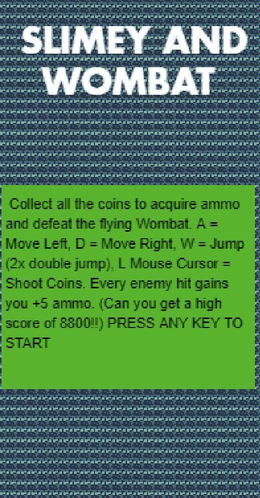 Slimey and Wombat screenshot 2