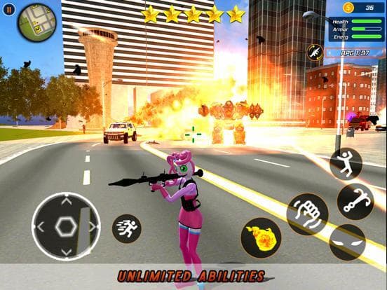 Scary Mommy: Flying Rope Hero screenshot 4