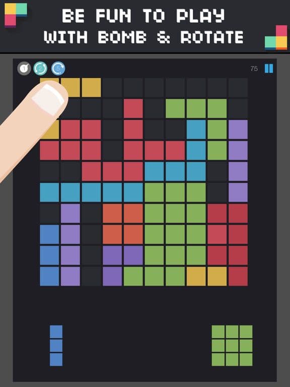 1 Block Launcher Squares screenshot 3