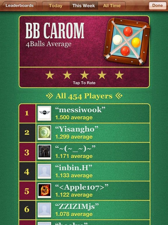 BB Carom Billiard