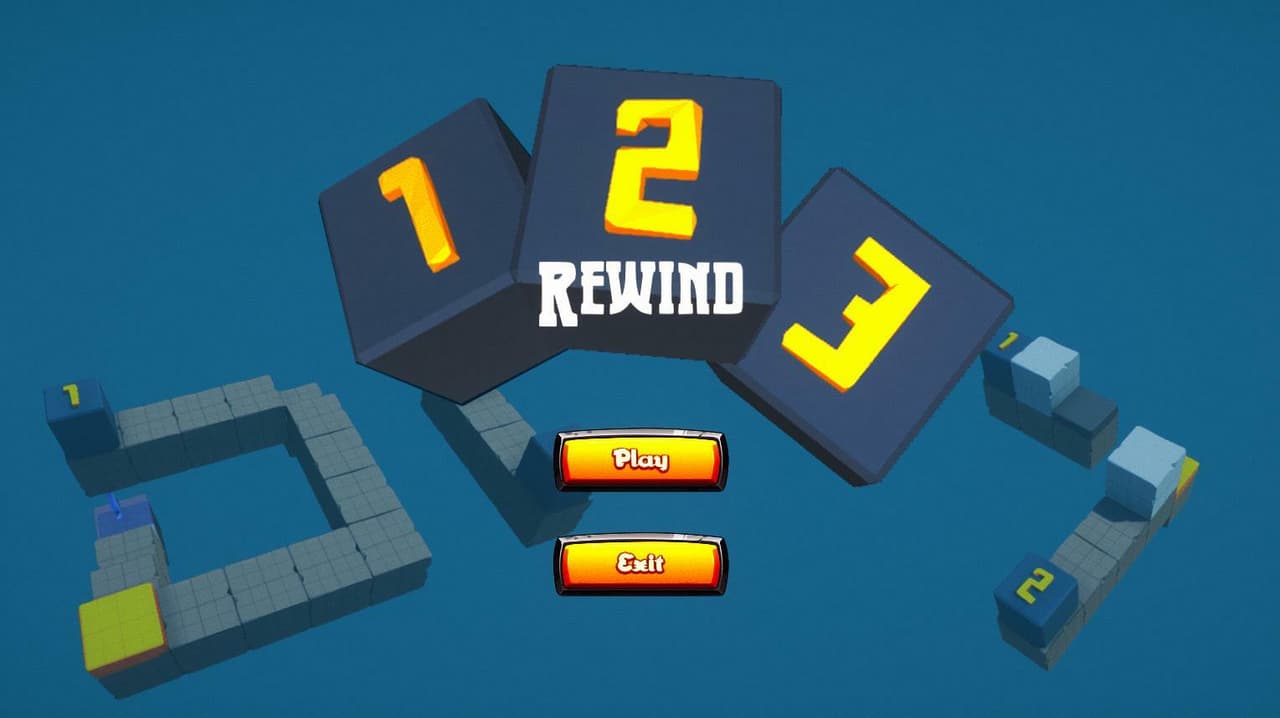 Ludum Dare 47: Stuck in a loop: Rewind, a companion cube story