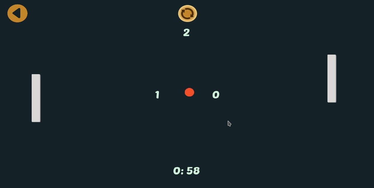 Pong Game (RezSat) screenshot 2