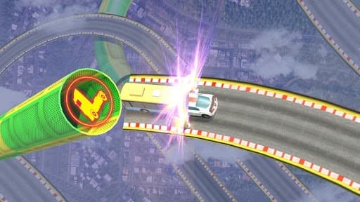 Mega Ramp Transform Racing: Transformer Games screenshot 4