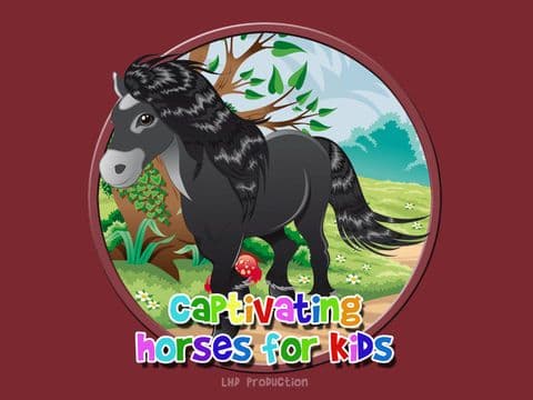captivating horses for kids - free screenshot 2
