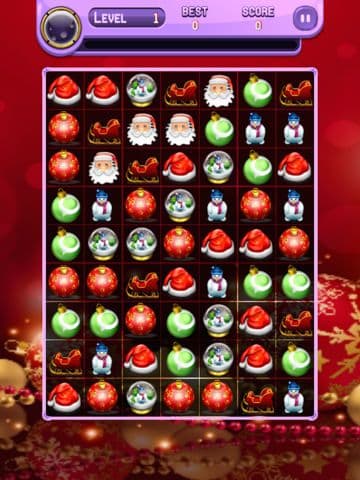Santa Match 3 Match Free Addetive Game screenshot 5