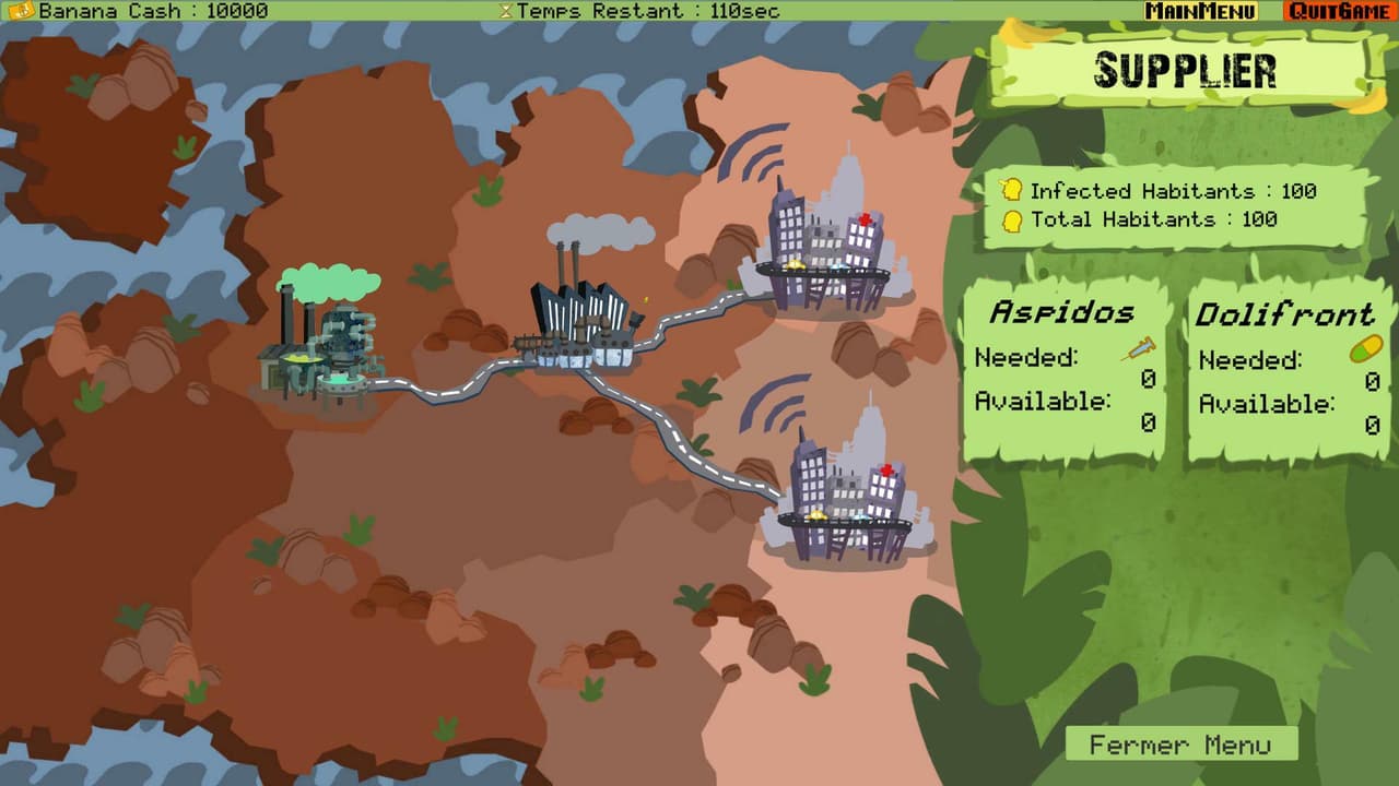 Banana Virus - 48h Game Jam 2020
