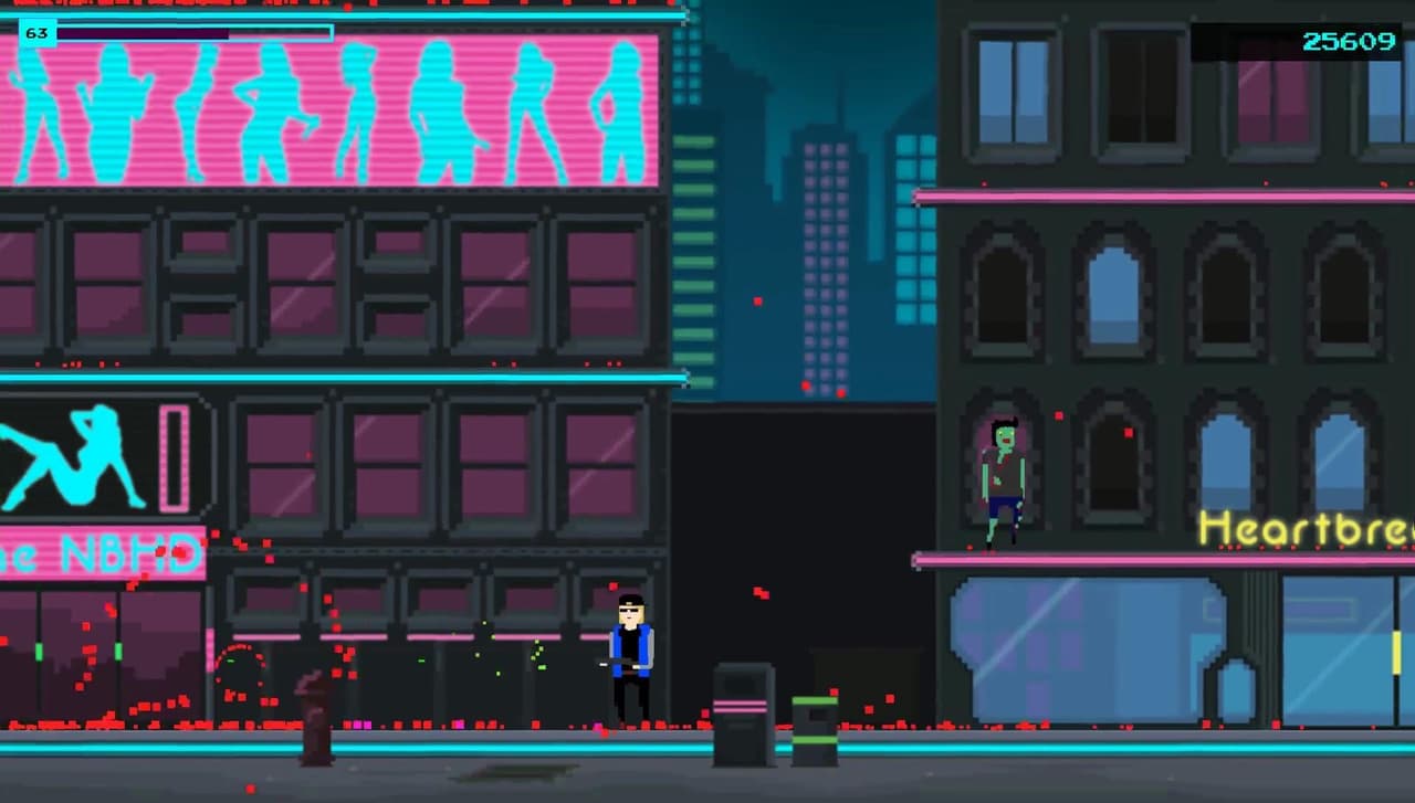 Neon Zombie screenshot 3