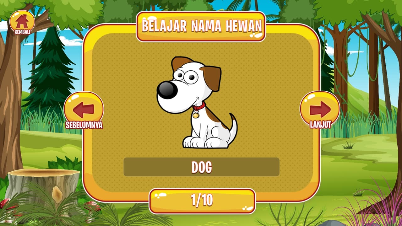 game belajar bahasa inggris screenshot 3